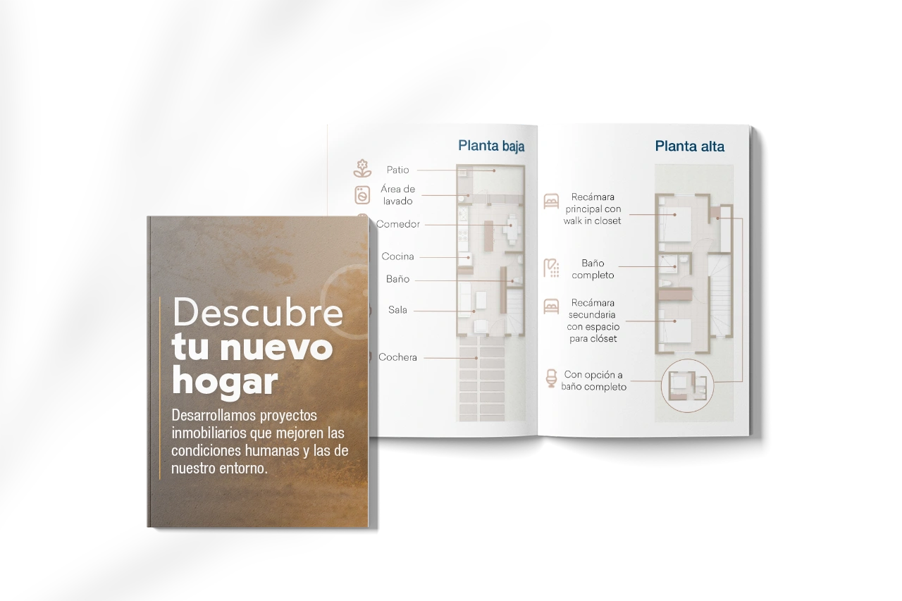 catalogo impreso para inmobiliaria en Querétaro