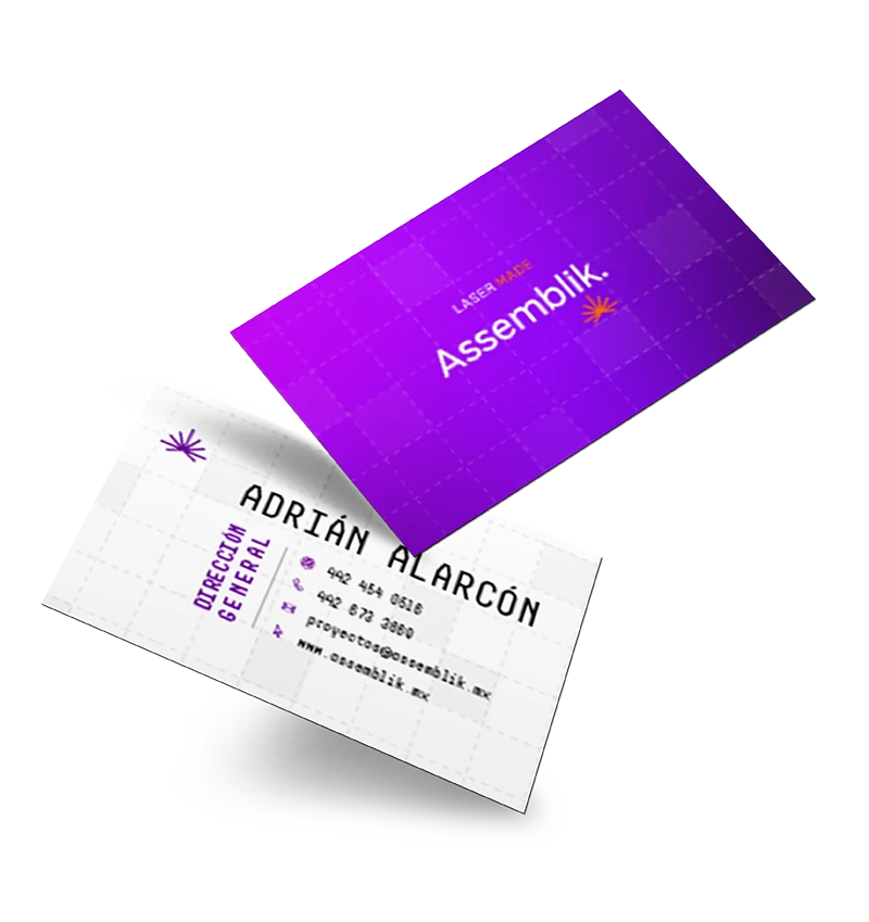 Tarjetas de presentación impresas para ejecutivos de la empresa